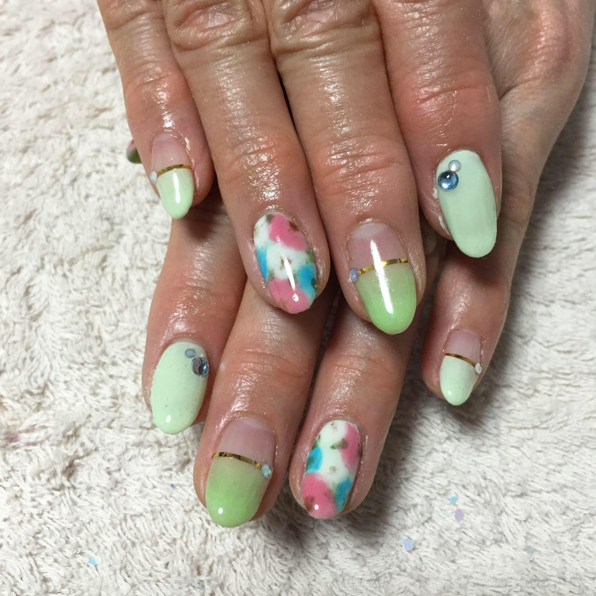 春 お花ネイル Salon De Cura サロンドクーラ 静岡市駿河区 ビューティー Womo