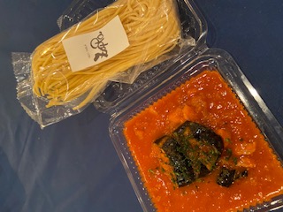 茄子とパンチェッタのアマトリーチェ(パスタ料理)のイメージ