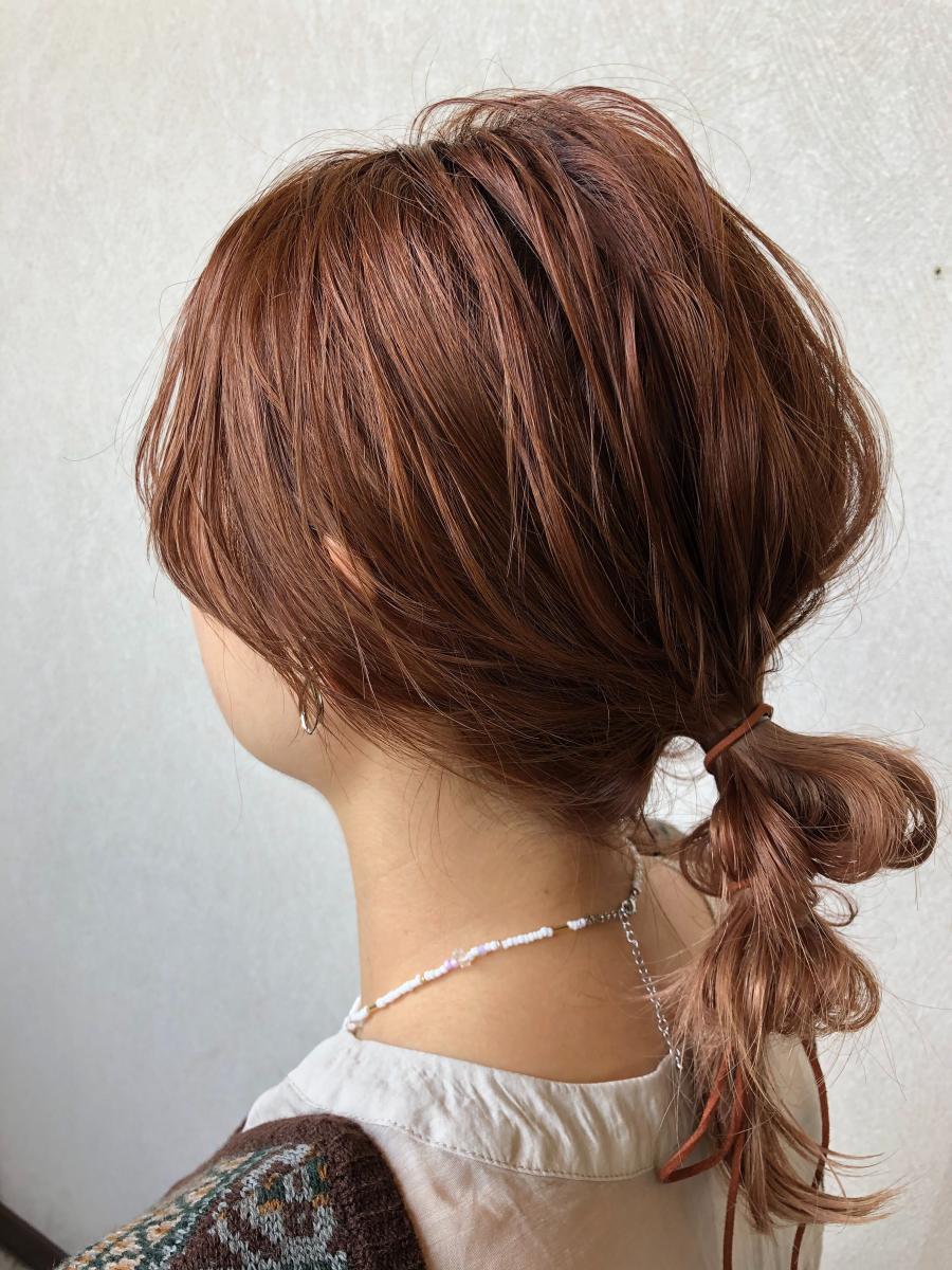 簡単可愛い革紐アレンジイメージ1