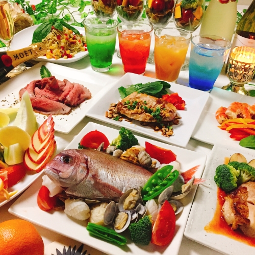 結婚式2次会★10大特典付Wedding 豪華洋食styleコース★2時間飲放付き(貸切の場合は3時間)のイメージ