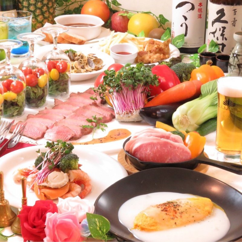 【メッセージプレート付き】歓送迎会2020コース★全10品 飲み放題付き 2時間4000円/2.5時間4500円/3時間5000円のイメージ