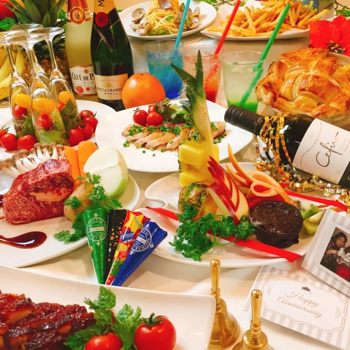 【特製記念日コース】大切なお祝いに★サプライズ特典多数!2時間飲み放題付きのイメージ