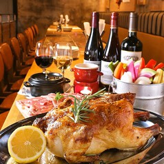 名物盛り沢山♪CHICKEAT名物プレミアム3500円コースのイメージ