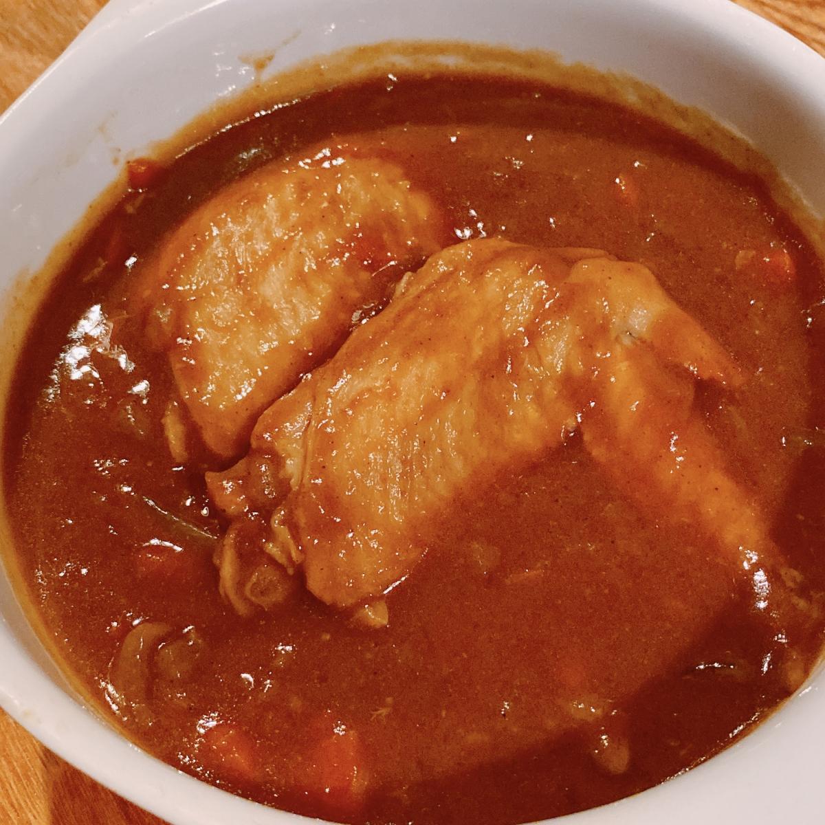 【ストックシリーズ】手羽先カレー(温/冷)のイメージ