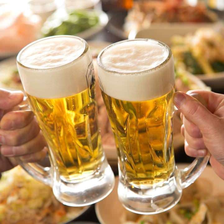 【コロナに負けるな】期間限定!2時間飲み放題題1,980円⇒1,500円のイメージ