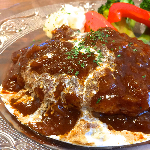 デミソースハンバーグのイメージ