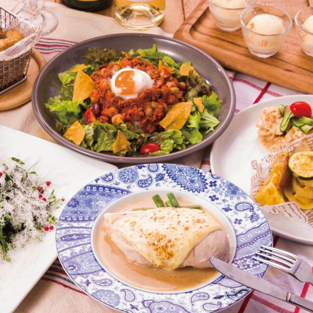 【女子会に最適♪】カジュアル6品プラン(料理のみ)のイメージ
