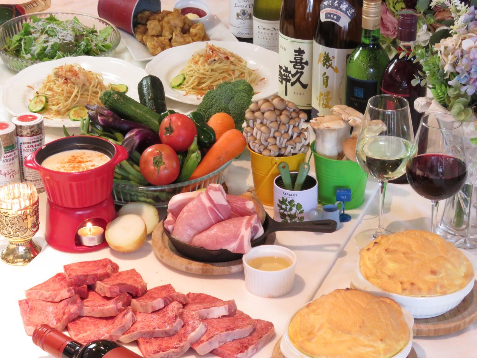こだわりの静岡食材★EAT LOCALコース★2H飲み放題付き 全7品5000円のイメージ