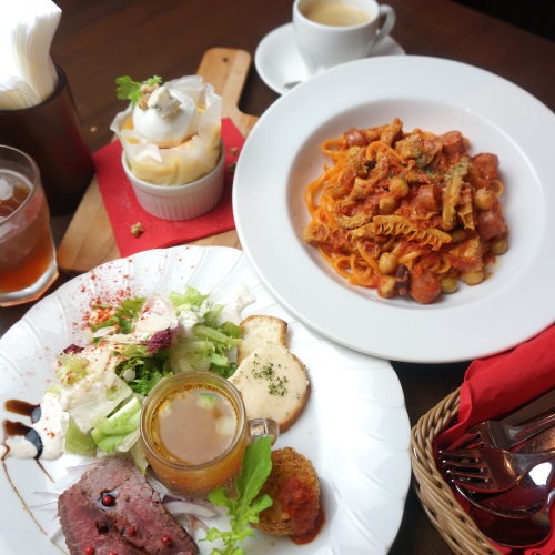 先着10食! womo限定ランチセット1540円のイメージ