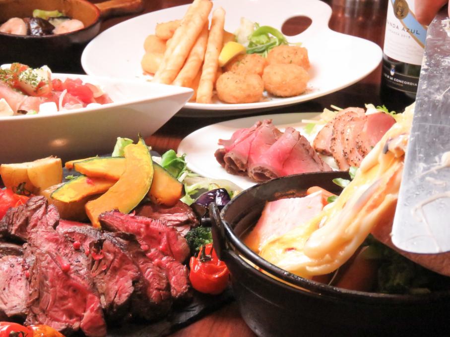 飲み放題コースがリニューアル♪女子会コースではラクレット+パネチキンも登場♪イメージ