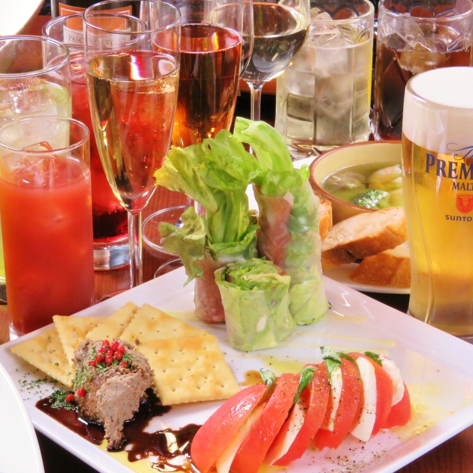 単品飲み放題は1200円からご用意♪飲み放題でお得にお好みの商品をご注文下さい!のイメージ